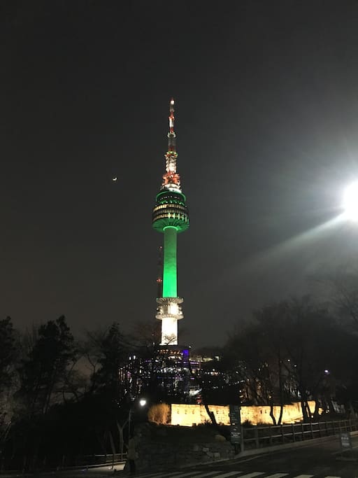 Seoul N Tower view in the room