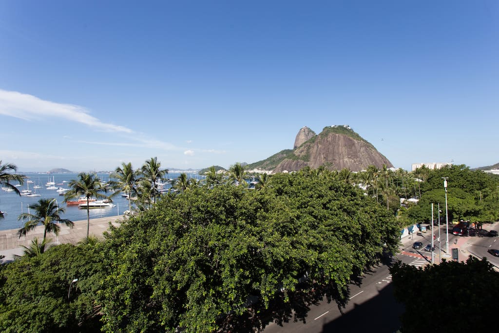 Paisagem da janela da sala