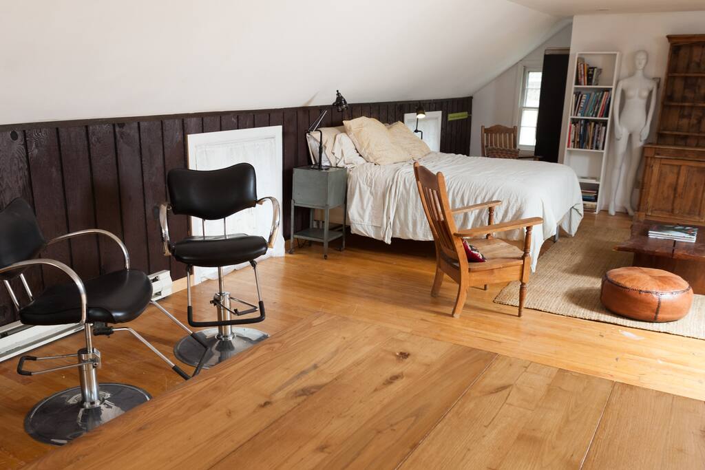 sit back and relax in these salon chairs and enjoy a morning cup of tea or coffee