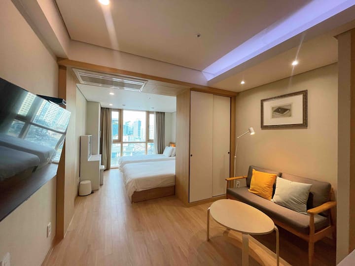 [Hyoi Stay Centum Hotel] #72패밀리 트윈 (리뉴얼) #벡스코앞#3인 - Busan