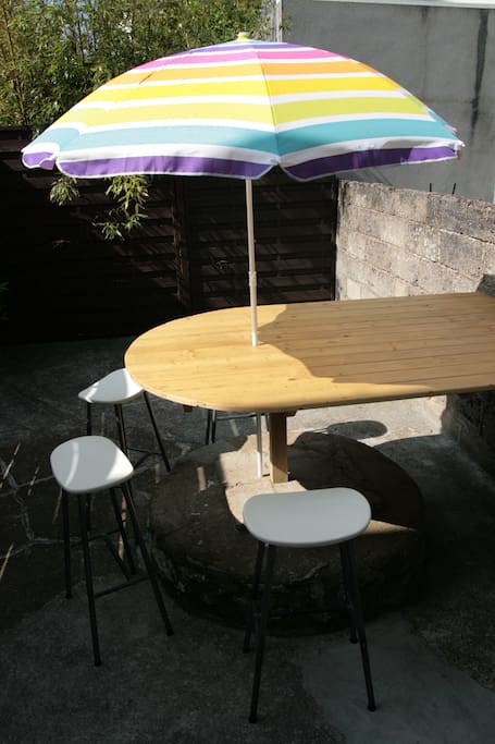 Terrasse privative 15 m2