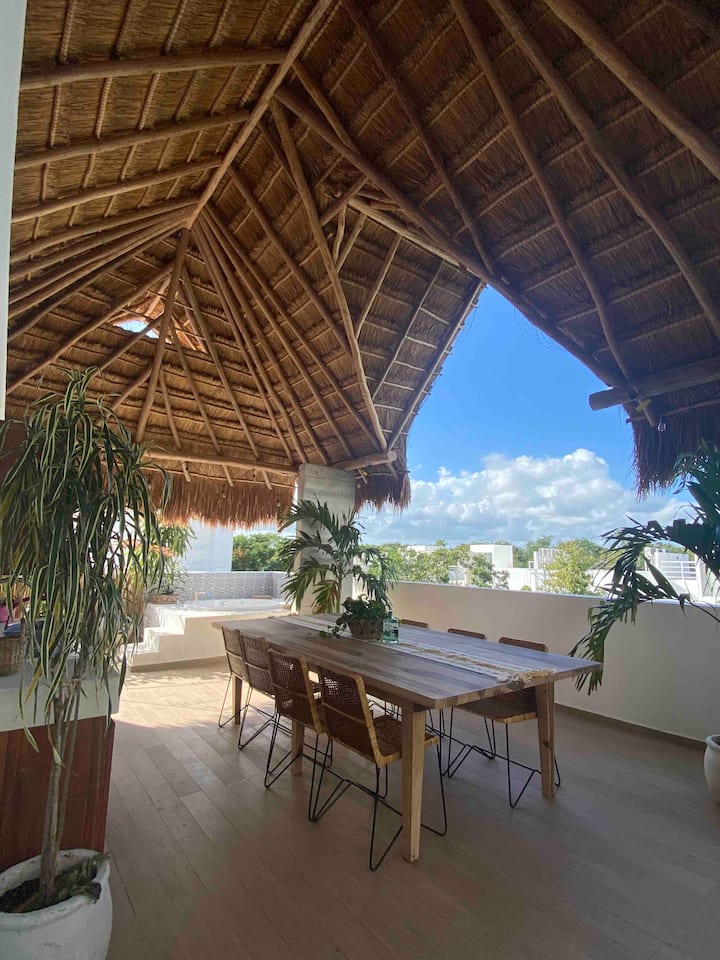 LA BUENA VIDA · Penthouse with Private Rooftop Apartments for Rent in