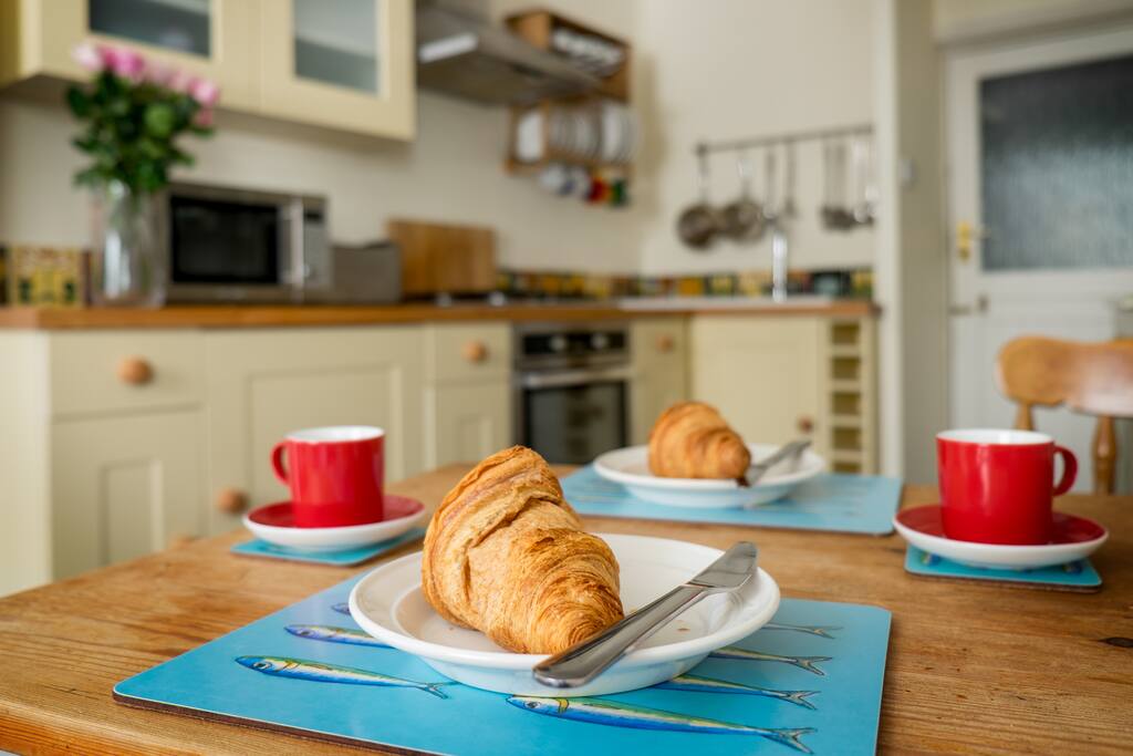 Enjoy a relaxed breakfast.