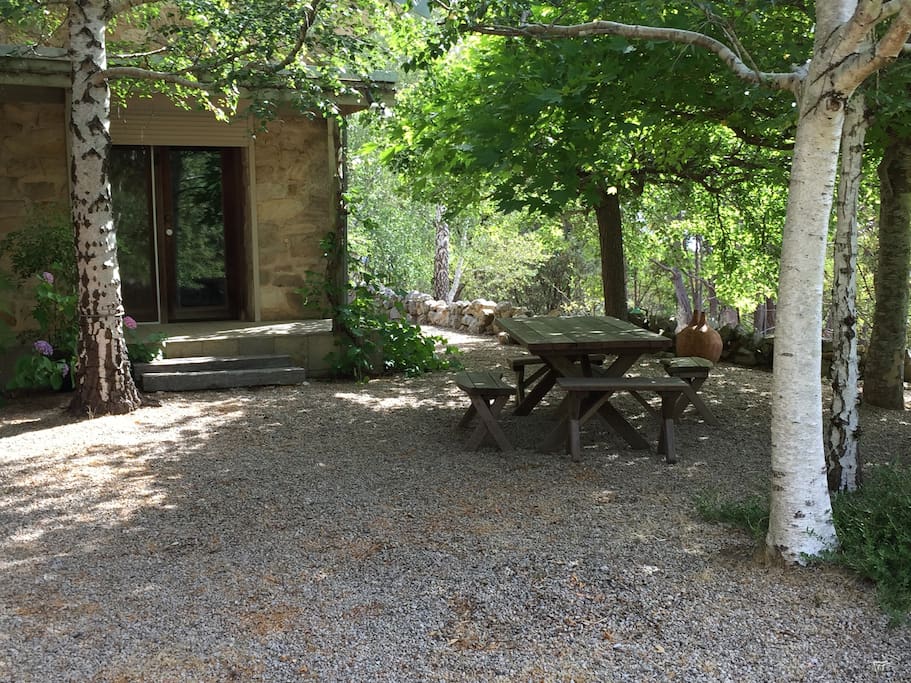 Front entrance to the house