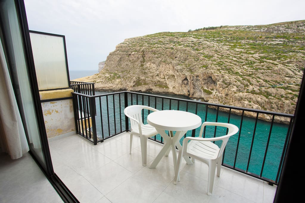 Spacious balcony