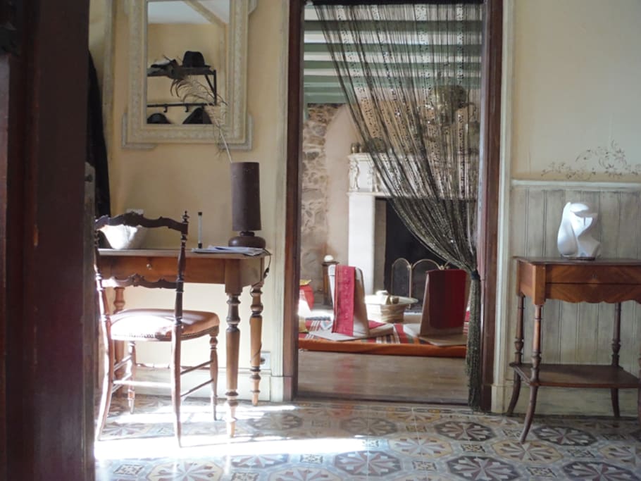 l'entrée de la maison