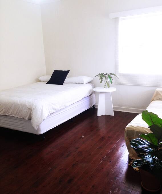 Spacious, light and bright bedroom