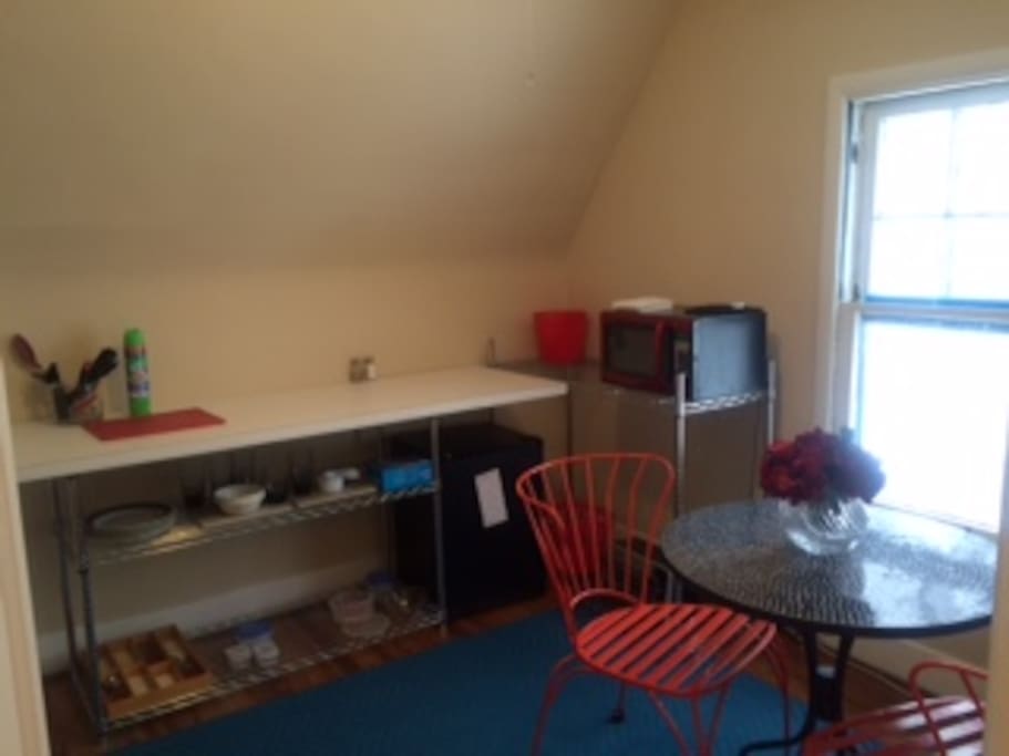 Separate kitchenette area
