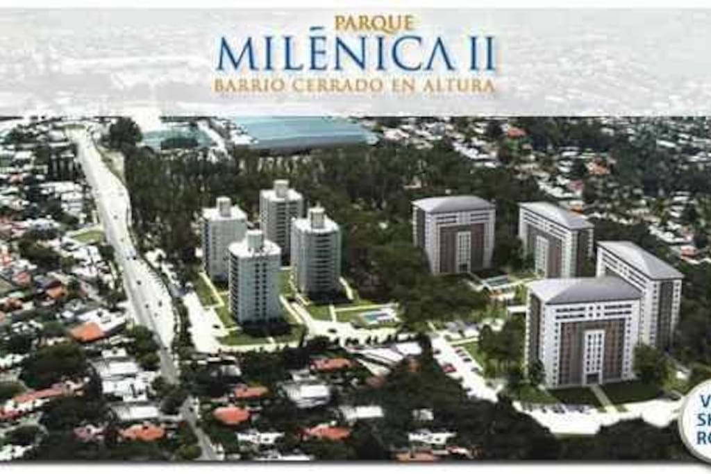 Vista aerea complejo Milenica II
