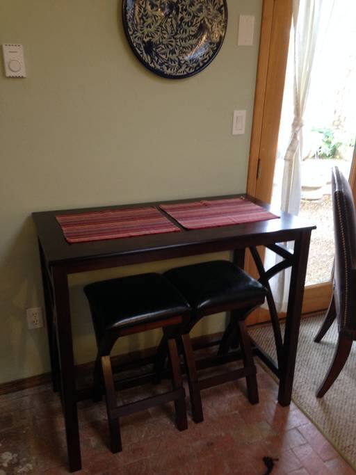 Dining area for two