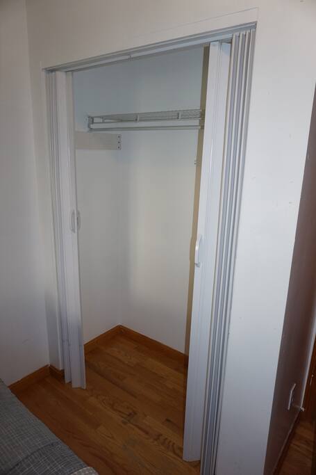 Plenty of closet space