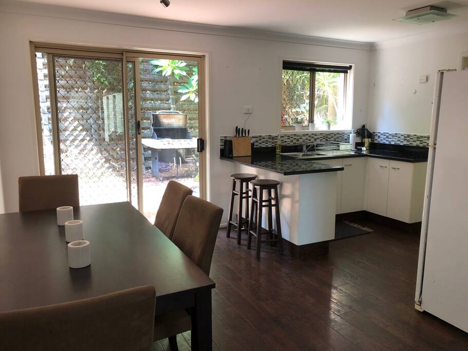 Kitchen and dinning area