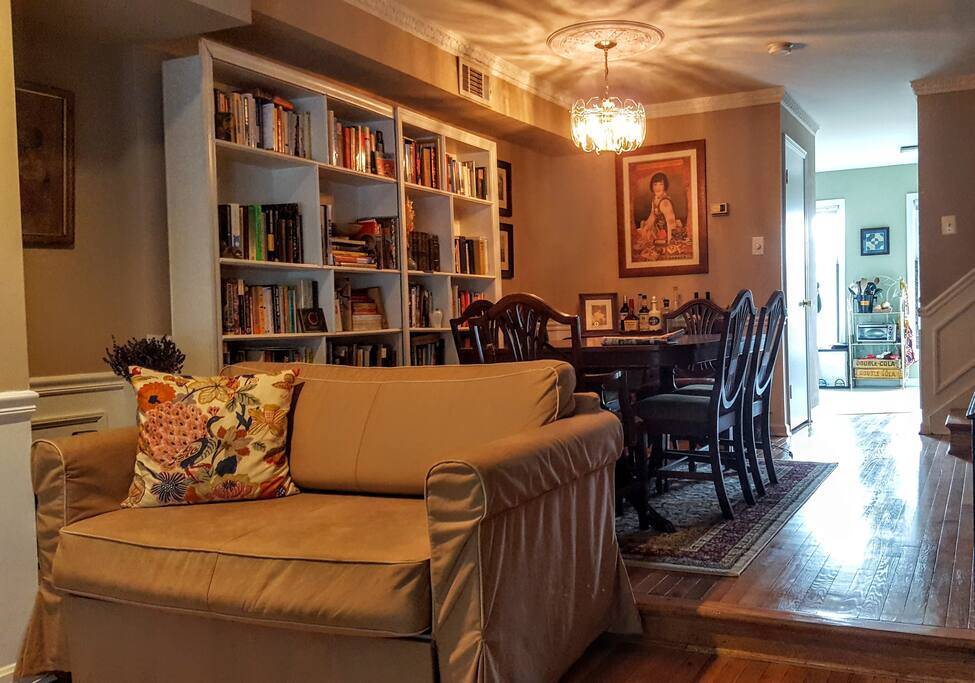 Living & Dining area with view of the kitchen