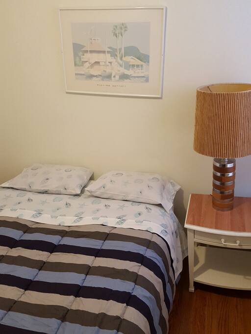 Bedroom 2 is furnished with a Queen size bed, as well.
