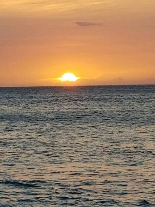 Million dollar Hawaiian sunset just a short walk away.
