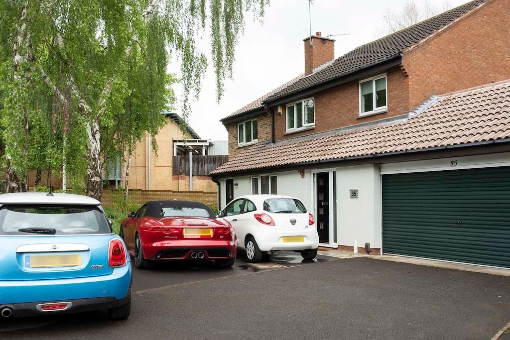 Parking at the front of the property