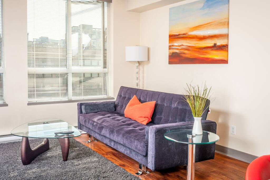 Comfy double size sofa bed
