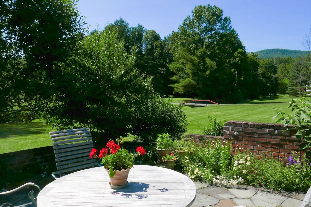 view from house and patio