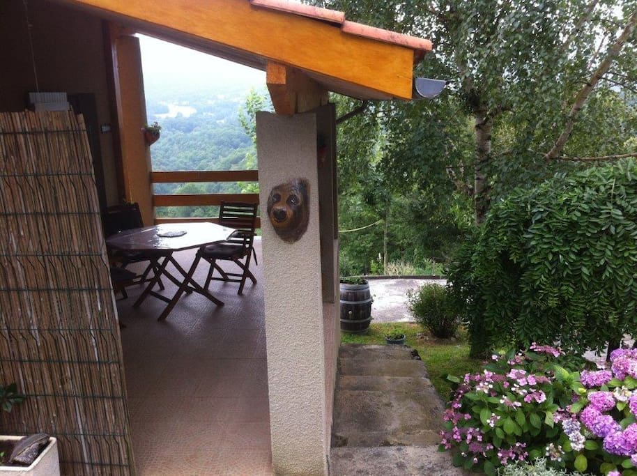 la terrasse couverte