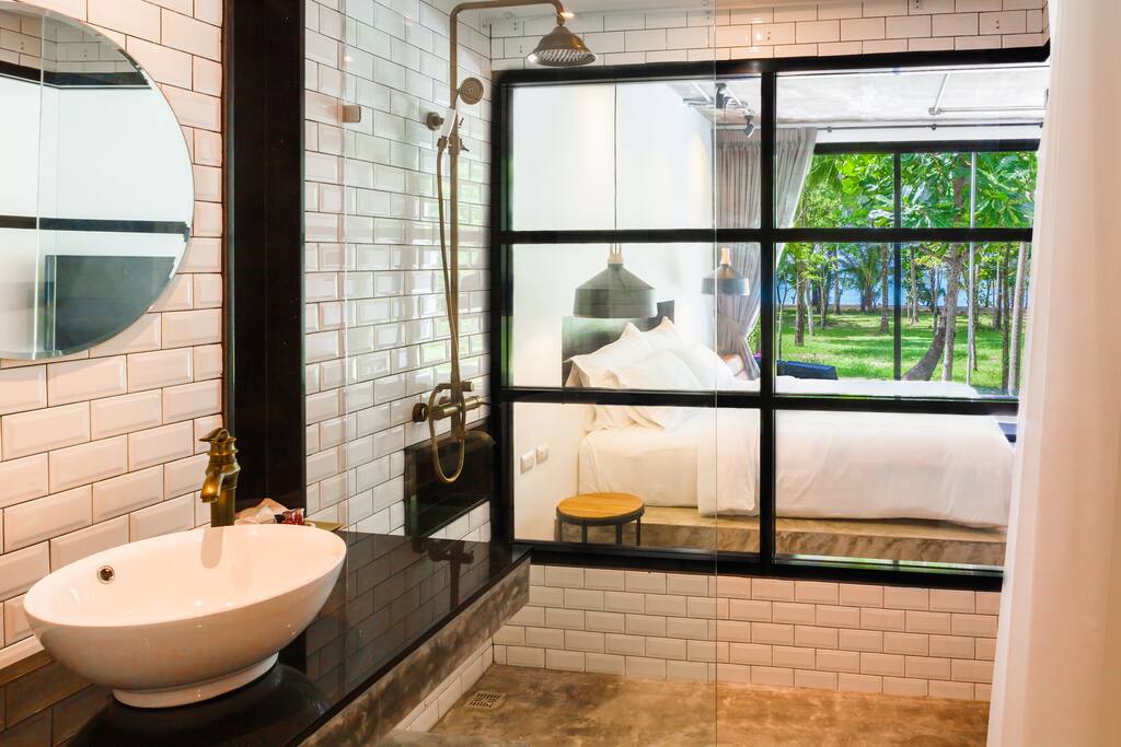 Bedroom and Bathroom