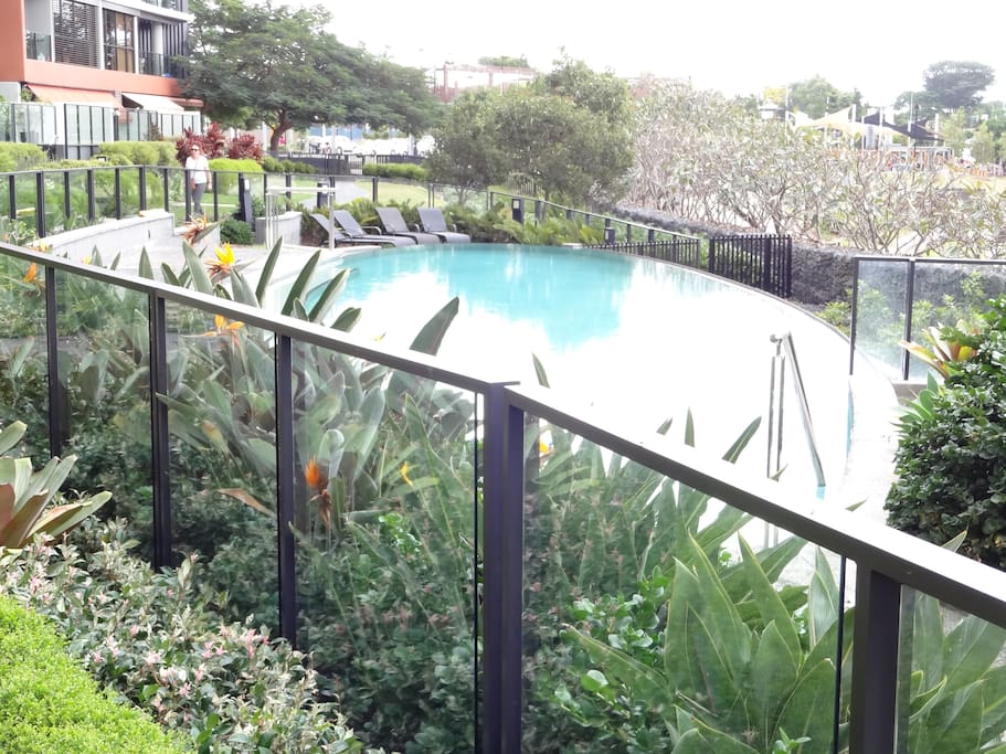 Looking over 2nd pool