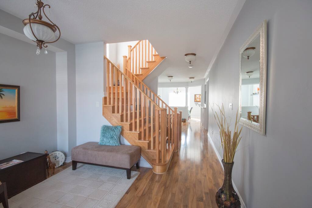 Front hallway to home