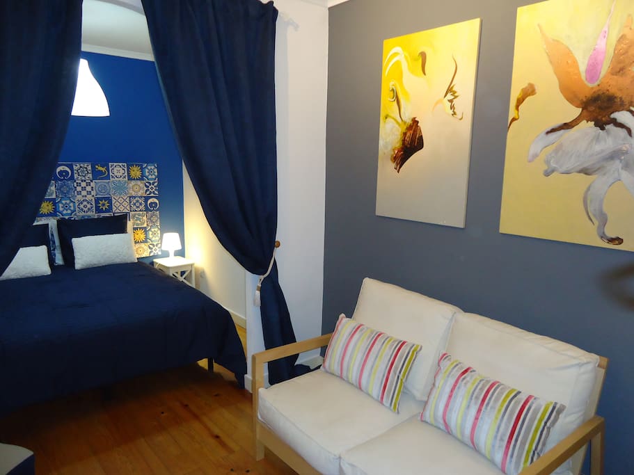 living room and double room