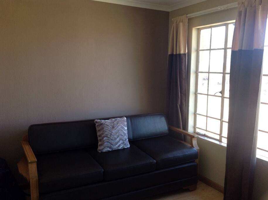 Private room with 2 bed sleeper couch