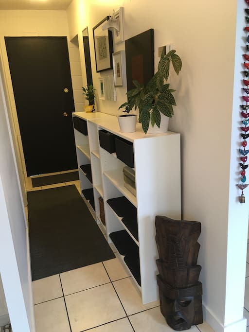 Front entry and hallway