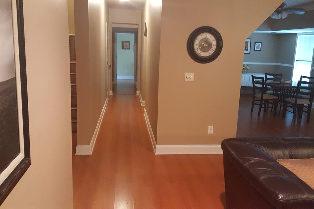 View of space from queen bed area