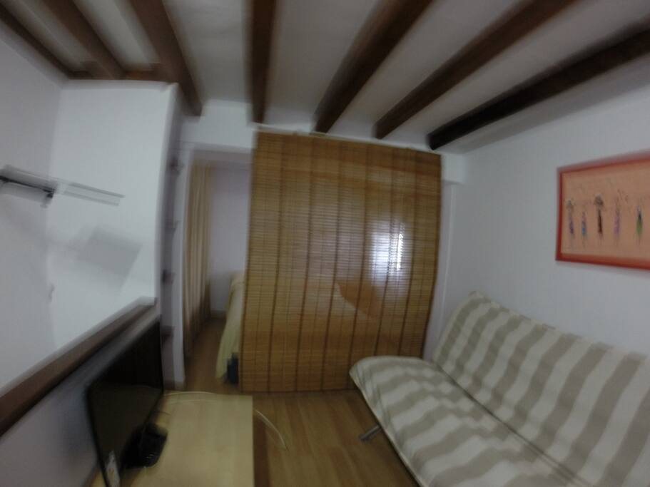 salón y dormitorio