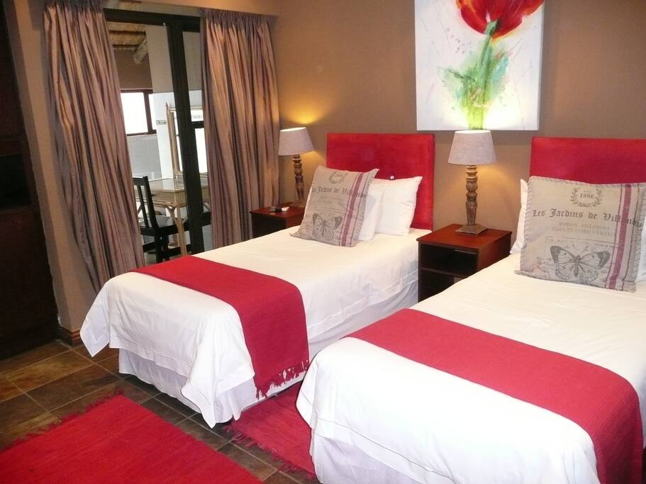 One of our inside rooms with en-suite shower bathroom