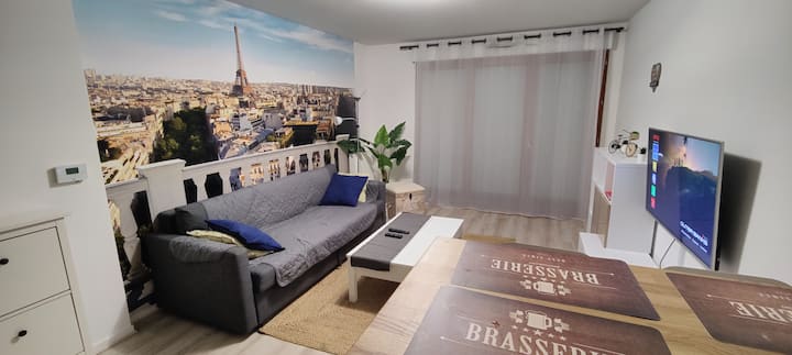 Appartement Cosy 2 Pièces 45m² Proche Tram Bezons - Argenteuil