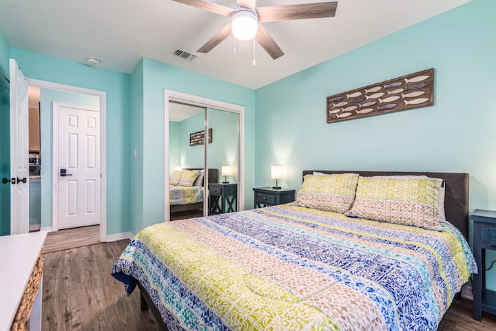 1er dormitorio: cama tamaño king