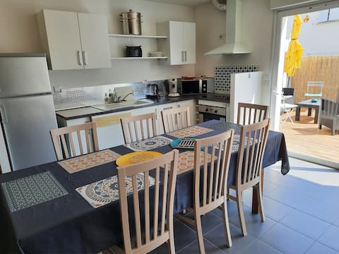 10 min La Rochelle Maison 90m² 4ch.