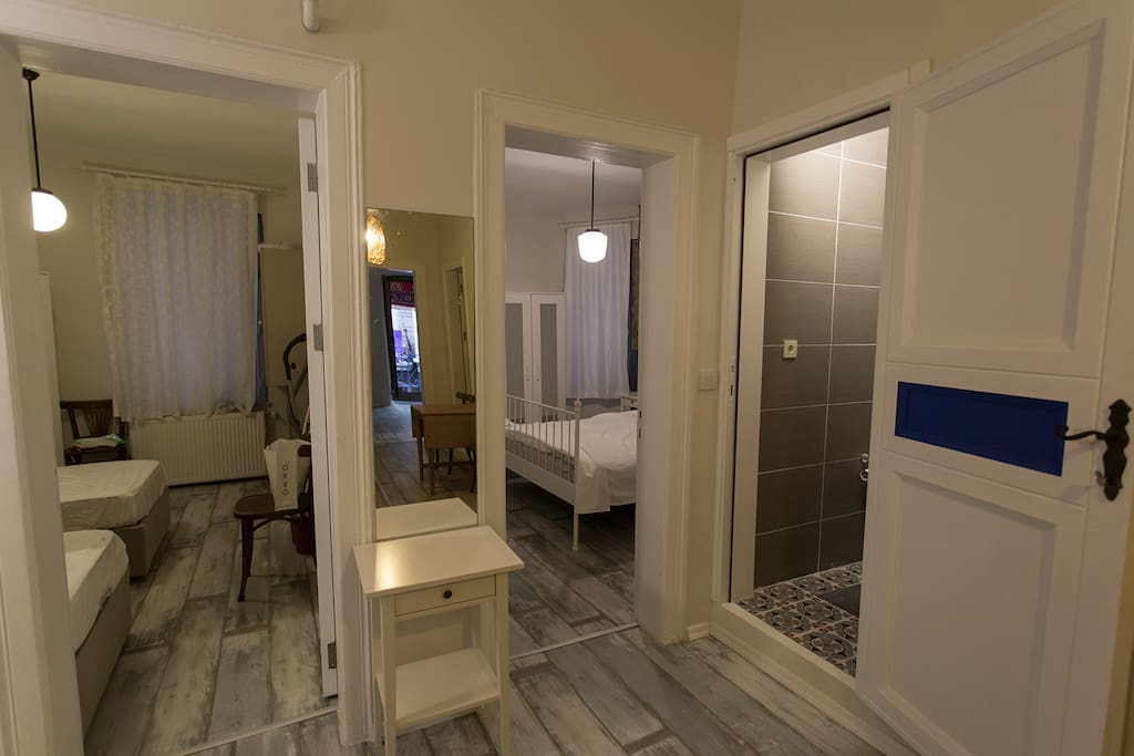 Bedrooms and toilet