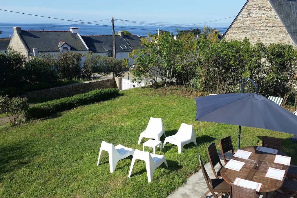 jardin vue mer