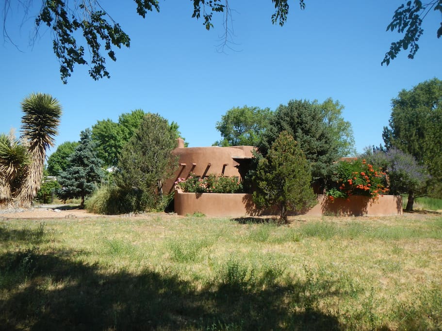 Back of property