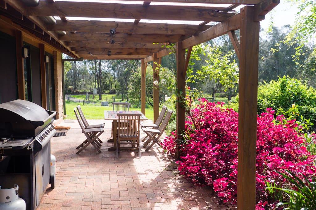 Terrace with a BBQ