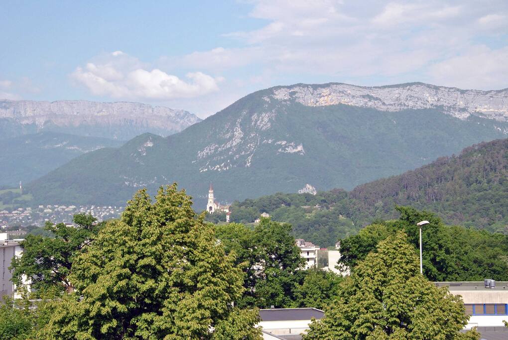 vue du balcon