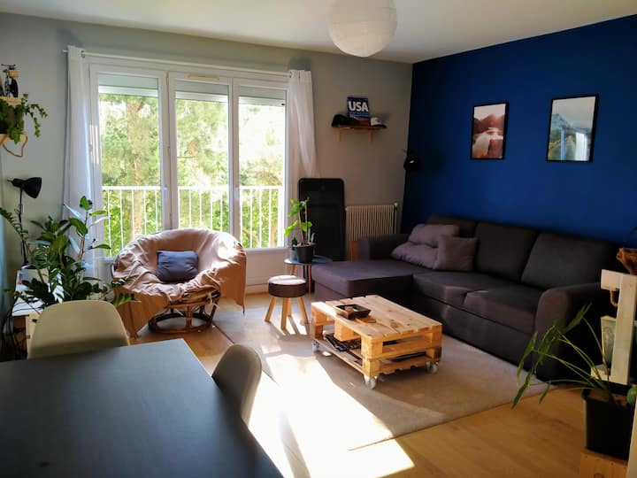T3 - 2/4 Guests - Nantes Close to Tram & Airport