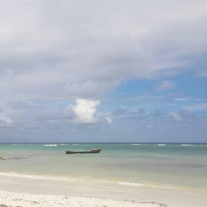 Actual photo of secluded beach