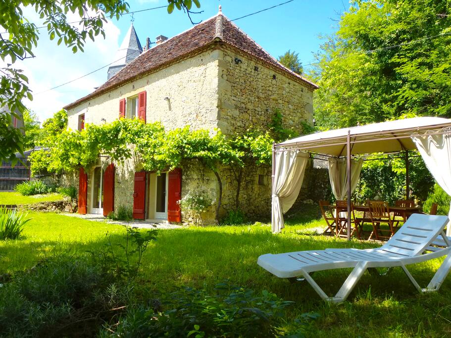 Moment de détente au jardin...