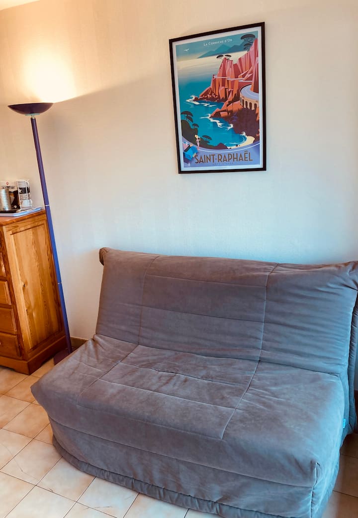 canapé convertable lit 140 x 190