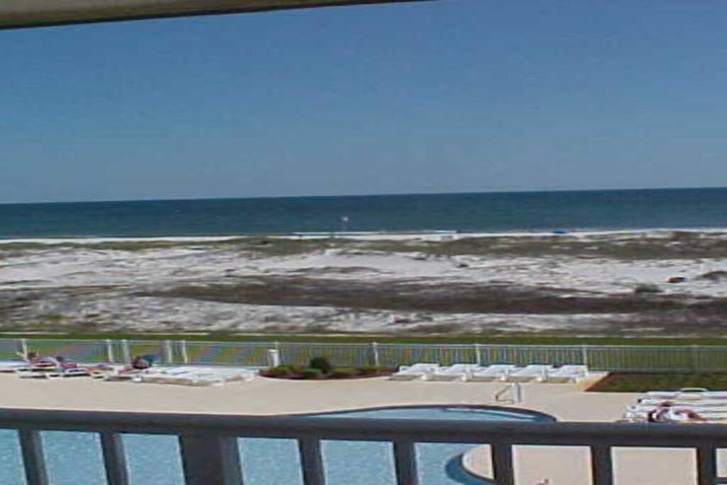 THIS is the view from the balcony