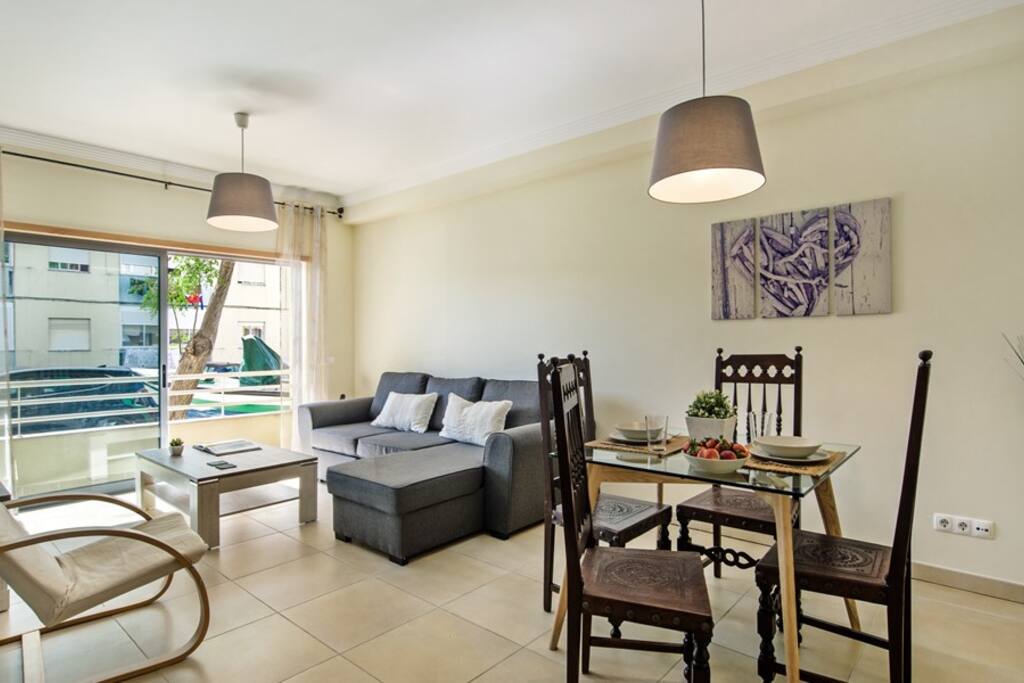 Relaxing living and dining area