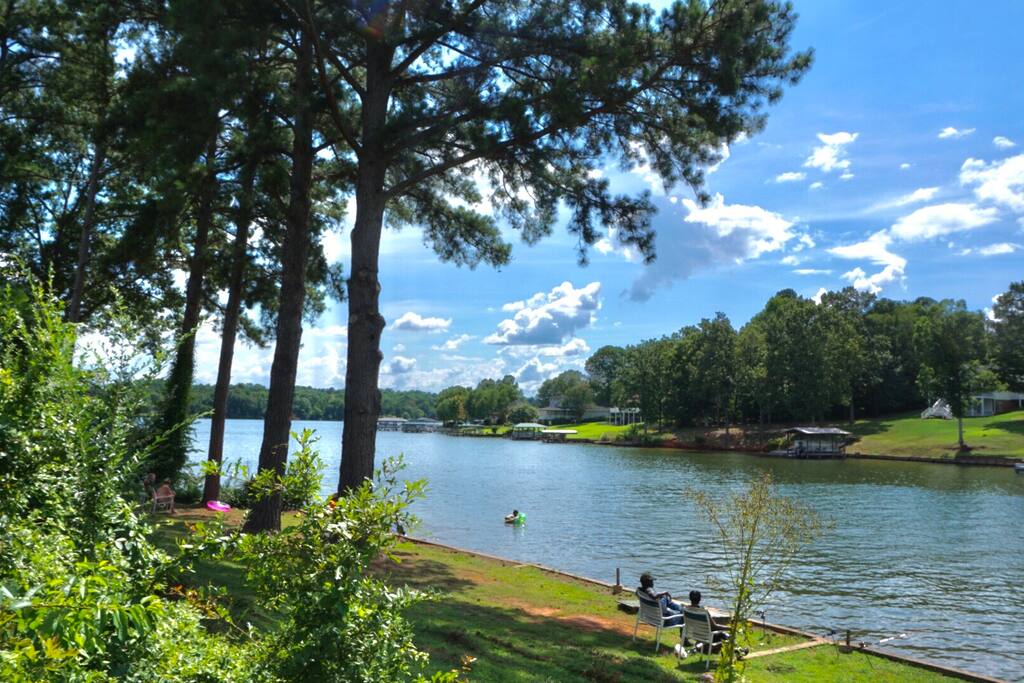 OUR PRIVATE SWIMMING AREA. July 4th, 2018