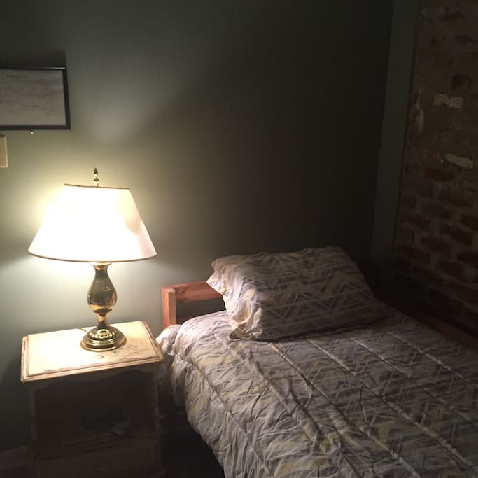 Single bed cozy room