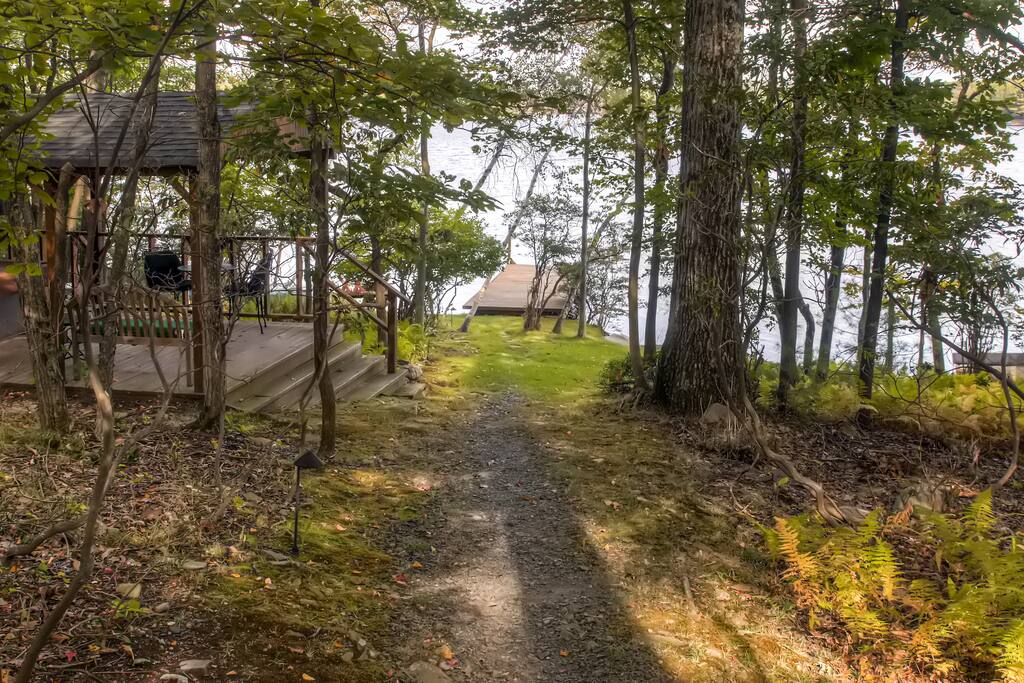 The path to the lake.