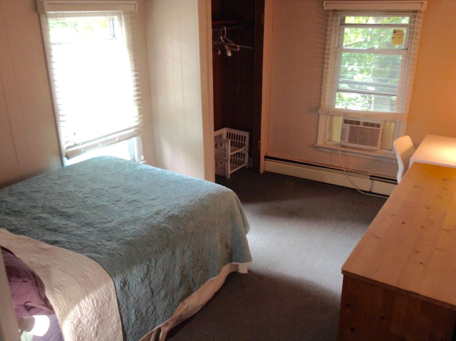 Large dresser, desk & closet